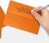 LUXPaper A7 Invitation Envelopes, Peel & Press, 5 1/4" x 7 1/4", Flame Metallic, 80lb Text, 50 Qty