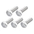 Hex Bolts (M6-1x20mm) 5Pcs, 304 Stainless Steel Coarse Fully Threaded Hex Head Screw Bolts for Furniture Repair