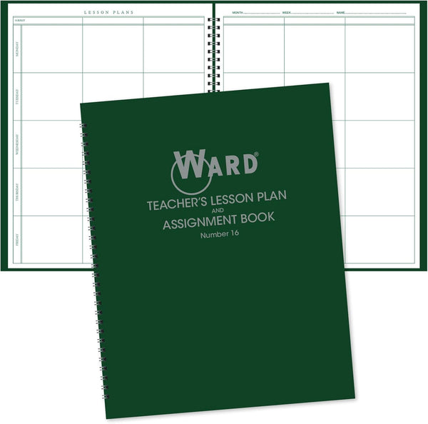 Period Teacher Lesson Plan/Assignment Book by Ward, 44 Weeks