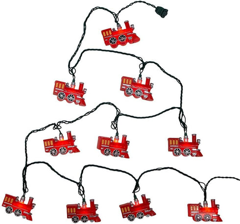 10-Light Set Kurt S. Adler UL Red Train Light