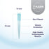 1000uL Pipette Tips, Kashi Scientific Universal Non-Filter Tips, Sterile Bulk with Clear Graduation, 500 Tips/Bag