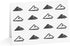 HAPPYVIBES Paper Airplane Pattern Blank Inside Personalizible, 30 count