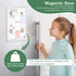 Lovarisse 15" 3 1 Magnetic Mount for Sky-Light Calendar Rubber-Coated Neodymium Screws + Foam Pad, No-Drill, Easy