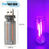 KITUREK USB LED Atmosphere Light, Plug-in USB Ambient Retro Lamps, Mini LED Car Interface Charging Night Light