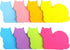 Cute Cat Sticky Notes, 75 Sheets/Pad, 8 Color Bright Colorful Self-Sticky Note Pads