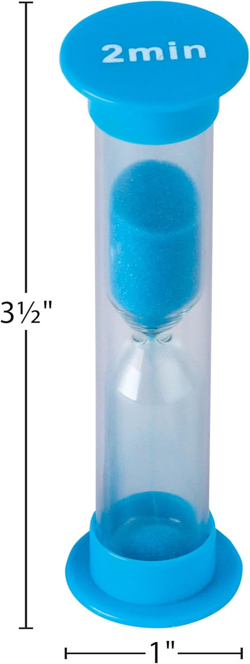Teacher Created Resources 2 Minute Sand Timer, Small, Blue (20647)