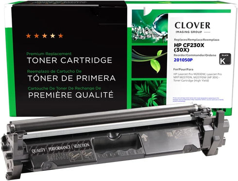 Clover Remanufactured Toner Cartridge for HP CF230X (HP 30X), Black, High Yield