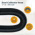 10 2 POWERTEC Power Tool Hose Kit with Vacuum Hose, Quick Change Adapters & Threaded Coupler Dust Collector Hose Kit