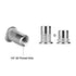 40Pcs 1/4”-20 Rivet Nuts, Stainless Steel Threaded Insert Nut 1/4-20UNC Nutsert Rivnuts