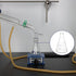 Glass Narrow Mouth Erlenmeyer Flask, 2 L Borosilicate Glass Heavy Wall Flask with Heavy Duty Rim