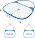 Small Dry Erase White Board 11.5x8" with 5pcs Dry Erase Markers, Double Sided Dry Erase Lapboard with Lines, Mini Hanging Whiteboard for Kids (Blue) by ALL SUMMER