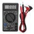 Black DT830D Auto Ranging Digital Multimeter, Continuity Ohm Digital Multimeter, for Transistor Testing Diode Testing Continuity Measurement Buzzer Measurement