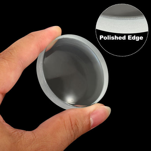 PATIKIL 4" (100mm) Focal Length Double Concave Lens, 2 Pack, 50mm Diameter for Physics