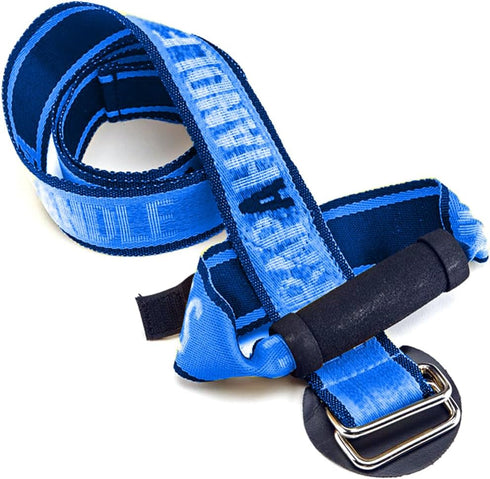 Carry Strap with Handle | Adjustable and Strong | for Easy, Safe, Secure Lifting, Moving, Carrying of Heavy Boxes, Groceries, Beach Chairs by Strap-A-Handle