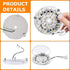 Frandilo 4inch 6000K, 18W Dimmable 120V 1800LM 1) Ceiling Fan LED Light Replacement LED Retrofit Kit Ceiling Fan Light