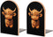 Generic Cartoon Highland Cow Wood Book Ends Holder Stand Cute Desk Decor Bookends