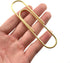 HAHIYO Paperclips, 4 inch (100mm) Extra Large, Sturdy Bright Gold Vinyl Coated for Organizing Home Office