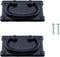 Drawer Ring 2PCS 96mm Length Vintage Black Drawer Pull Handles with Screws for Furniture Drawers