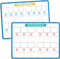 Phonemic Awareness Double Sided Dry Erase Board 9" x 12" Small Whiteboard for Speech Games, Preschool, Kindergarten