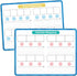 Phonemic Awareness Double Sided Dry Erase Board 9" x 12" Small Whiteboard for Speech Games, Preschool, Kindergarten