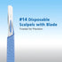 #14 Packed, 10 Swann Morton Disposable Surgical Scalpel with Blade - Sterile Dermaplane Blade for Face, Dermaplaning