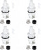 RP25513 Faucet Stem Assembly Replacement Kit for Delta Two Handle Faucet Repair, Includes 4 Pack