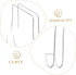 2pcs Luxshiny Sturdy Shoe Shaper Stands Shoe Rack Holders for Boot Rack Entryway High Heels Display Holder