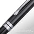 BEILUNER Ballpoint Pens, Stunning Black Chrome Ballpoint Pen with Silver Trim, Best Ball Pen Gift Set for Men & Women, Professional, Executive, Office, Fancy Pen-Gift Box With 0.5mm Extra Black Refill by BEILUNER