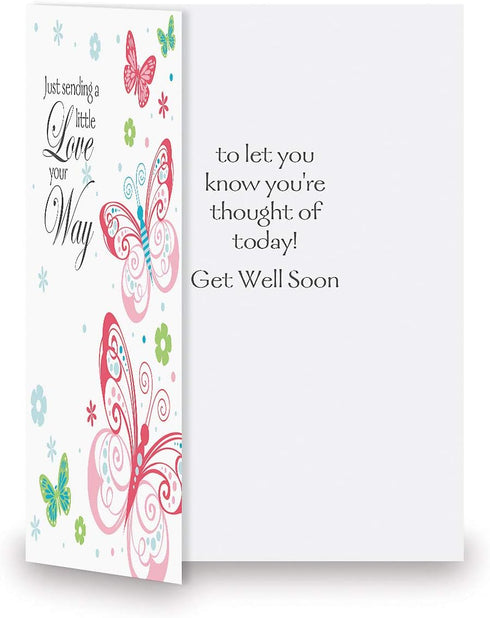 Get Well Greeting Card Value Pack by Current – Set of 18 (9 Designs), Large 5 x 7 inches, Envelopes Included