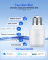 Wifi(2.4G RF433 E26 E27 Bulb Remote Control Light Socket with Only), Smart WiFi & Bluetooth & Light Adapter & Wireless