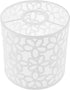 ARTIBETTER Iron Lampshade with Floral Cutout Design Cylindrical Metal Shade for Table