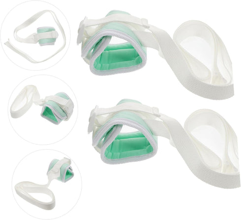 2pcs NOLITOY Professional Medical Wrist Leg Holder Band Hands Feet Strap for Hospital Supply Supple Arm Belt for Safety