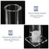 POPETPOP Mouse Restrainer for Research - Acrylic Transparent Laboratory Cages for 15-35 Gram Mice