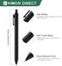 Kaco 20 Pieces Ballpoint Pens, 1.0mm Medium Point, Black Ink, 20-Count Pack for Journaling, Note Taking