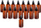 Natural Farms 16 Pack 8 oz - Plastic Amber Boston Plastic Spray Bottles -