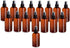 Natural Farms 16 Pack 8 oz - Plastic Amber Boston Plastic Spray Bottles -