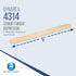 6" 1 100 Dynarex Tongue Depressors, Sterile, Senior-Sized Length, Made from Beige Birch Wood, Comes in Peel-Down