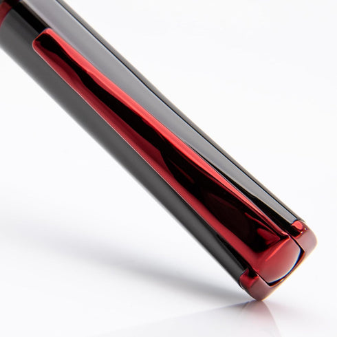 Monteverde Impressa Ballpoint Pen, Gun Metal with Red Trim, Refillable with Parker Style Refills