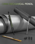 Four Candies 1.3mm Mechanical Pencil Set, Heavy Duty Metal Carpenter Pencil with 24 Refills and Erasers