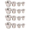 16 Pcs Wood Dowel Tenon Centers, Dowel Pin Center Point Woodworking Alignment Tool, Set of 4