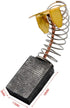 10Pcs Carbon Brushes Motor Carbon Brush Set, Replaces Screwdrivers CB303