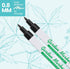 Garden Markers for Outdoor Use - 0.8 mm Medium Point, Black, Fade Resistant Ink, Waterproof, Quick Drying, 2 Count