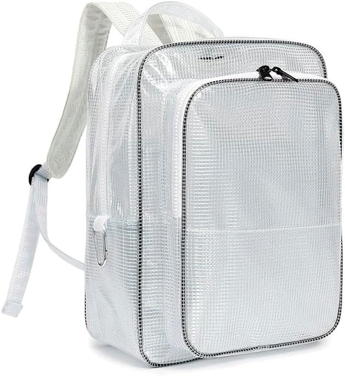 Generic Anti-static Clear PVC Backpack,17 Inch Cleanroom Engineer Tool Bag Full Cover PVC