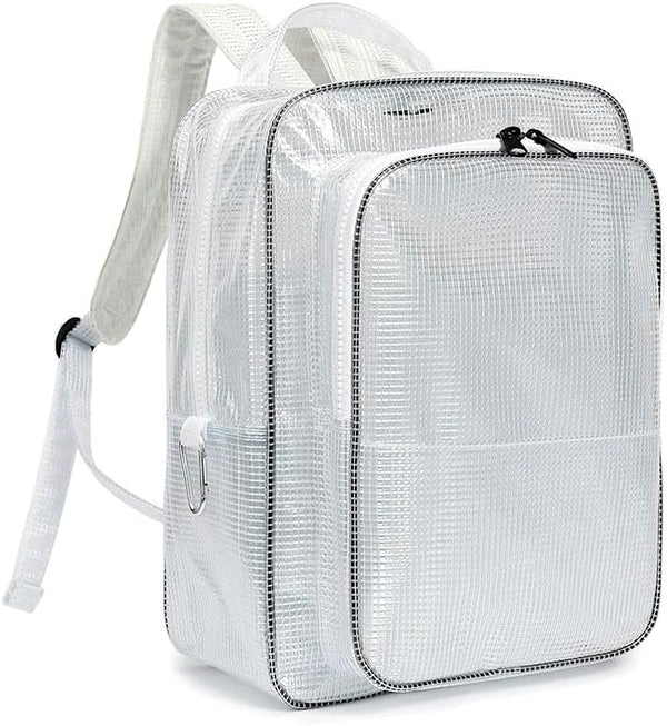 Generic Anti-static Clear PVC Backpack,17 Inch Cleanroom Engineer Tool Bag Full Cover PVC