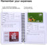 Business Card Organizer Holder Book, Portable Credit Card Organizer for Managing 58 Cards, Notebook for Important
