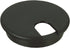 5 Pack Rok Hardware 3" (76mm) Black Round Computer Desk Table Port Wire Cable Organizer Hole Cover Grommet