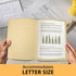 Three Leaf Manila Folder - 12 Pack, 8.5 X 11, 1/3 Cut Tab, Letter Size, Total 12 Count