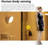 Greabuy Closet Motion Sensors LED Night Light Wall Lamps USB Rechargeable Wireless Night Lamp Cabinet Light for Bedside