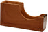 Enyuwlcm Cute Heavy Duty Acrylic Desk Tape Dispenser with Non-Skid Base for 1 Inch Core Tape, Imitation Wood Grain