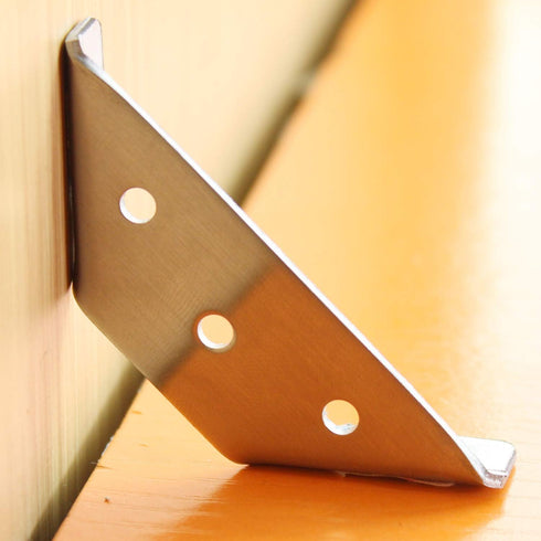 Beam,10 Pcs(30x69mm/1.18x2.72) Stainless Steel Corner Bracket,Angle Code Corner Braces Multi-Angle Joint Fastener,Shelf